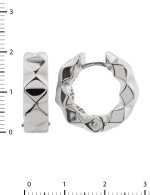 Серьги из белого золота 585 пробы