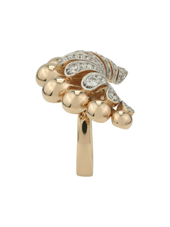 Кольцо из золота c бриллиантами