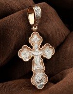 Крест из золота 585 пробы