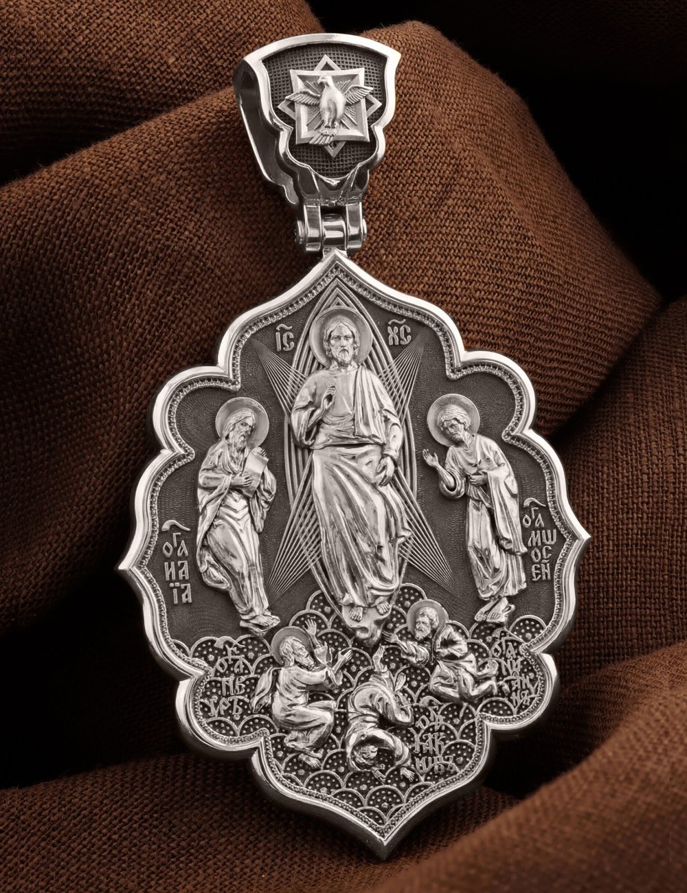 Образок из белого золота