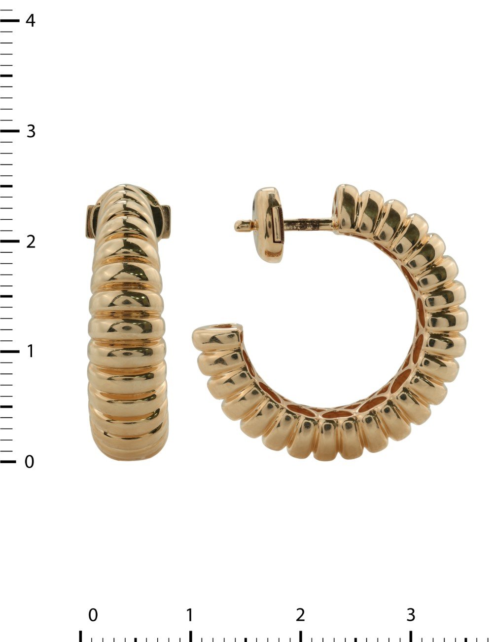 Серьги из золота 585 пробы