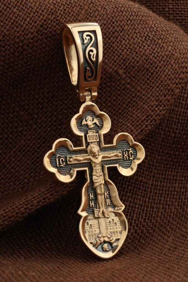 Крест из золота 585 пробы