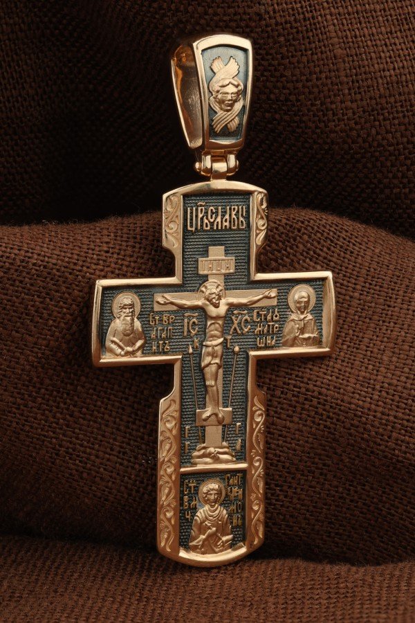 Крест из золота 585 пробы
