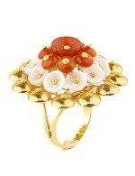 Кольцо из лимонного золота