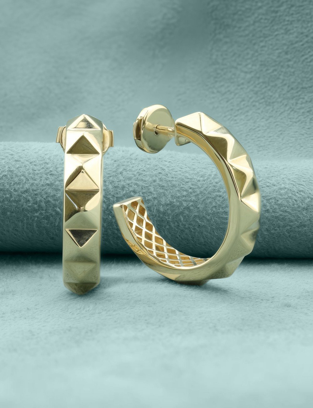Серьги из лимонного золота 585 пробы