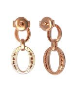 Серьги из золота 585 пробы c бриллиантами