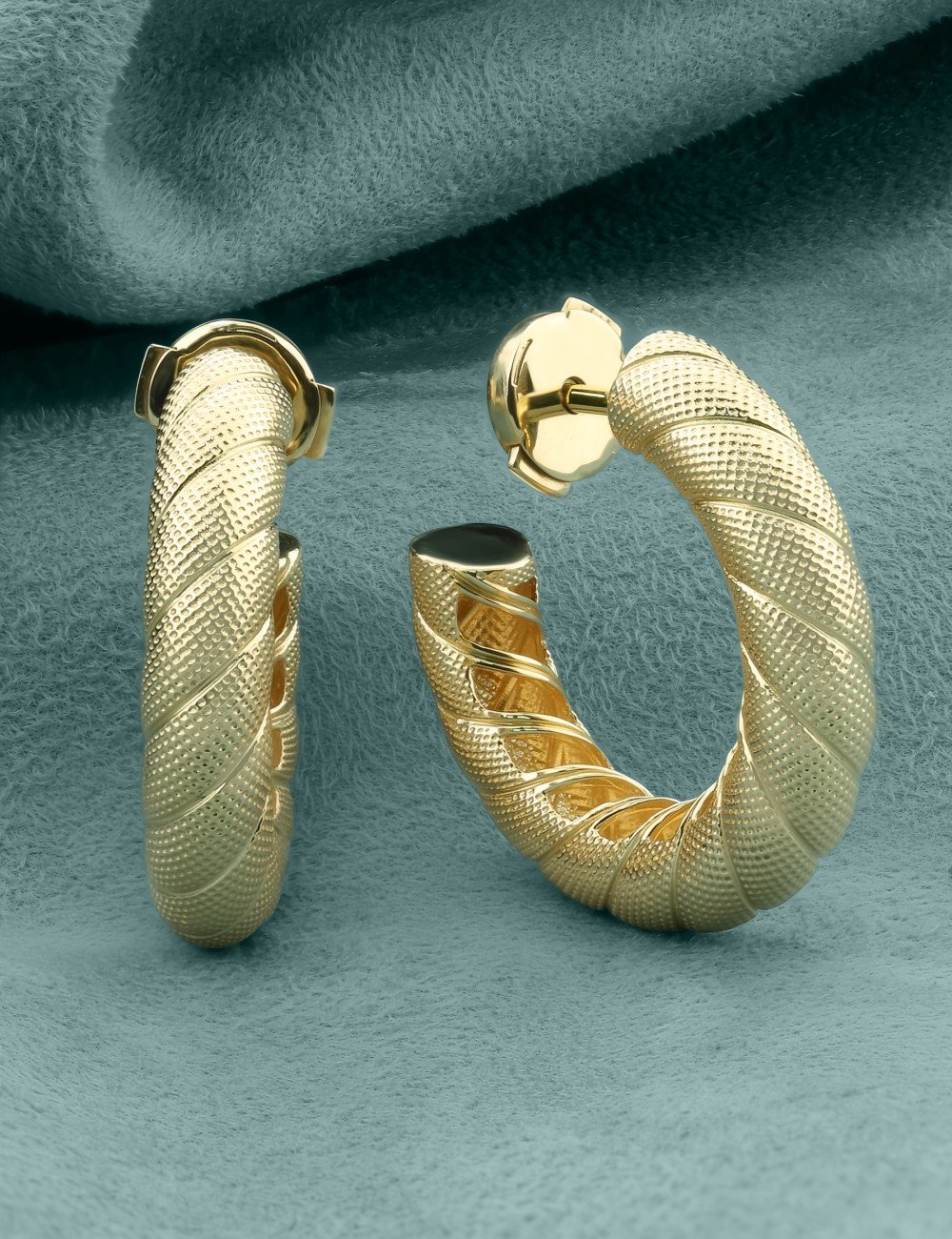 Серьги из лимонного золота 585 пробы
