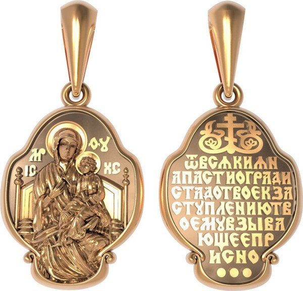 Образок из золота