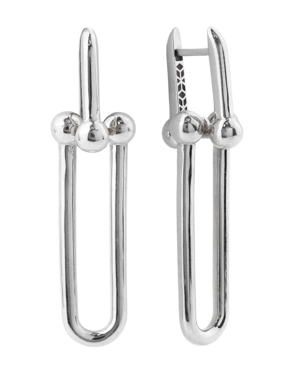 Серьги из белого золота