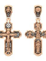 Крест из золота 585 пробы