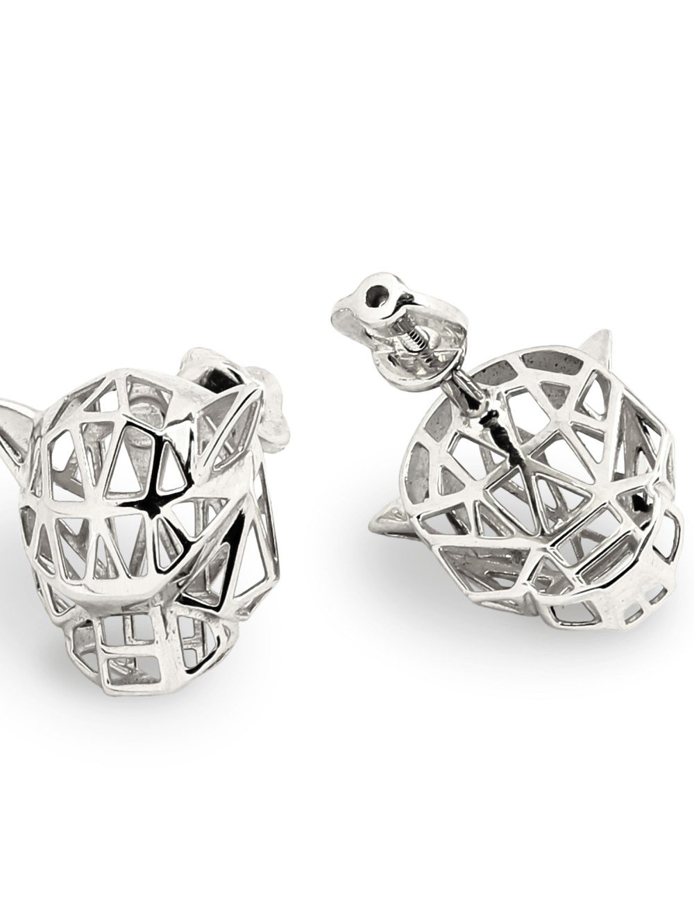 Серьги из белого золота