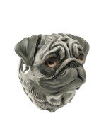 Подвеска из белого золота 585 пробы c эмалью
