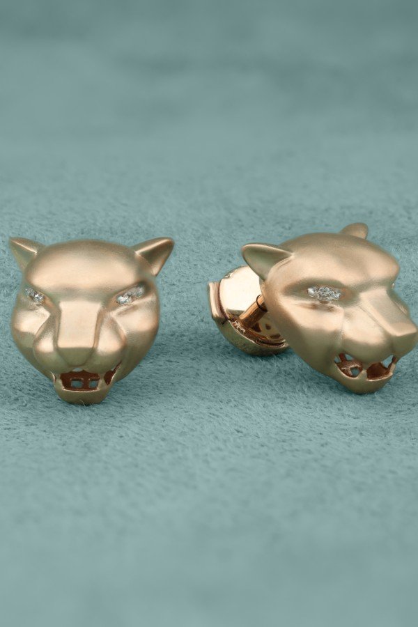 Серьги из золота c бриллиантами