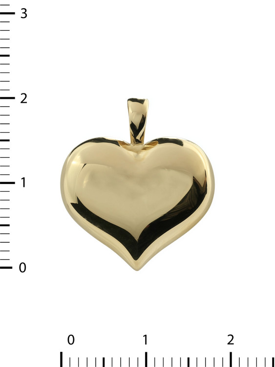 Подвеска из лимонного золота