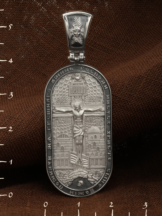 Образок из белого золота