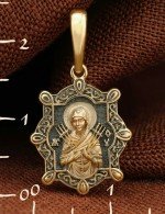 Образок из лимонного золота 585 пробы