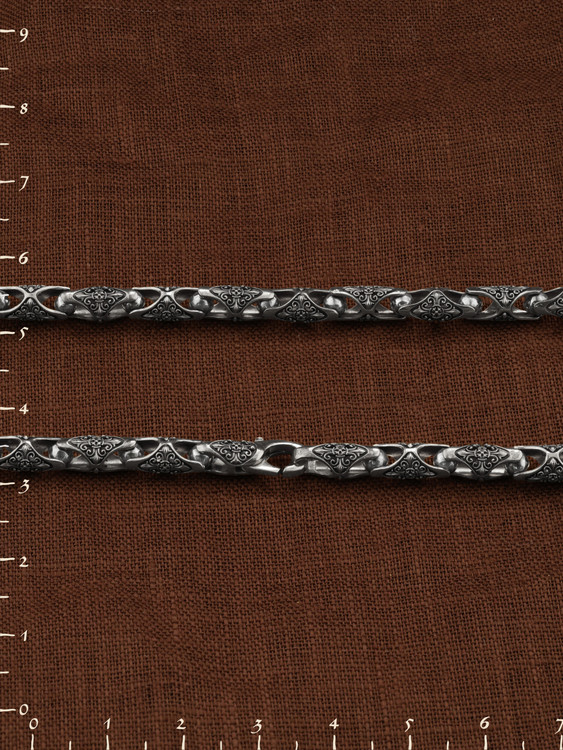 Цепь из белого золота