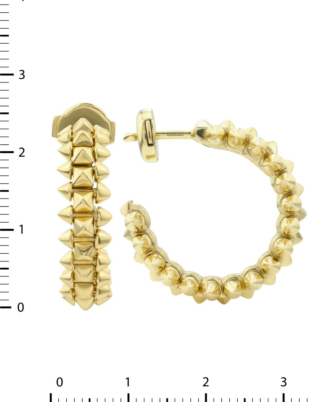 Серьги из лимонного золота 585 пробы