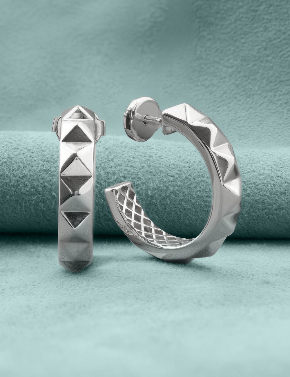 Серьги из белого золота 585 пробы