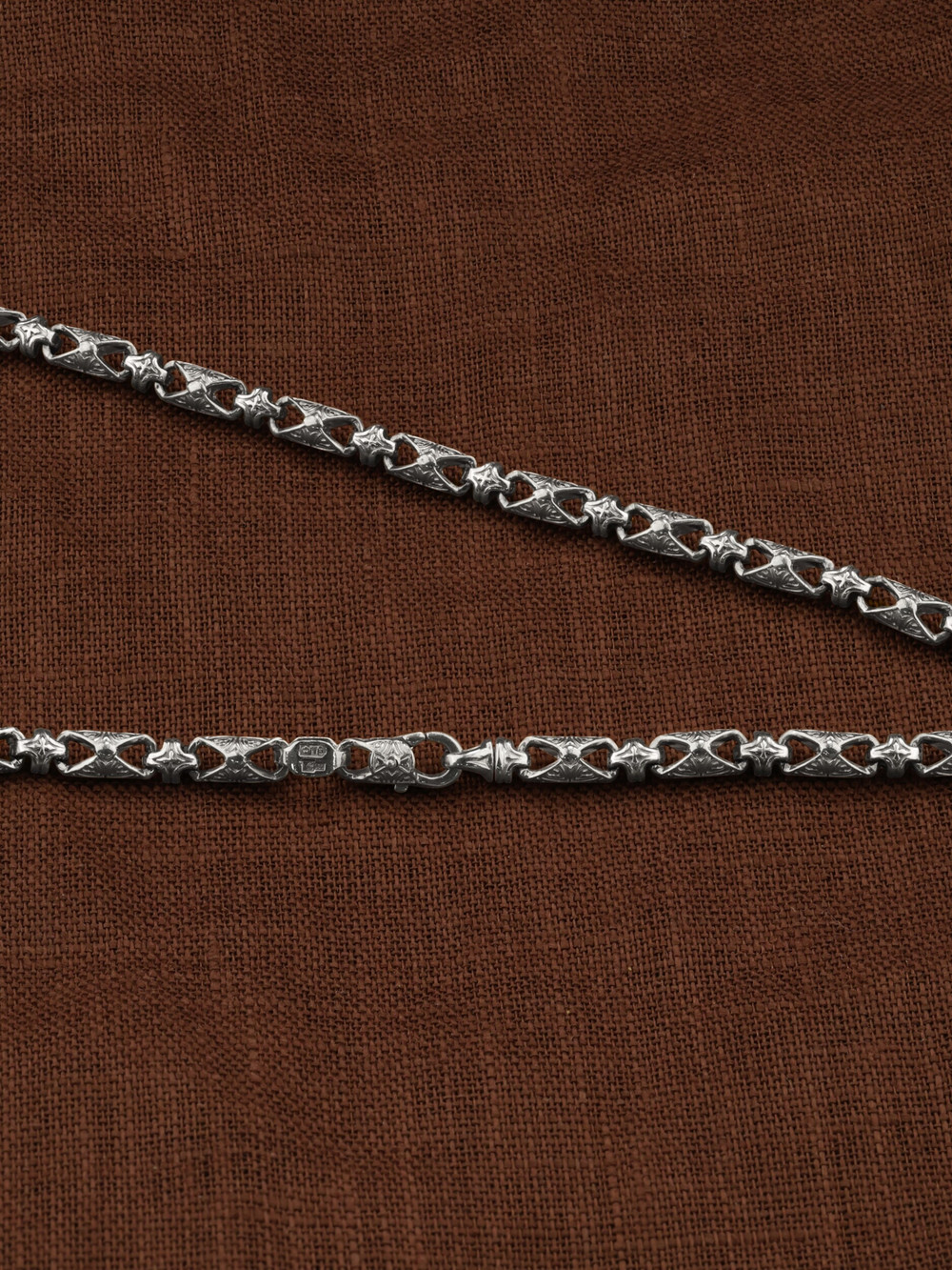 Цепь из белого золота