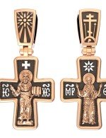 Крест из золота 585 пробы