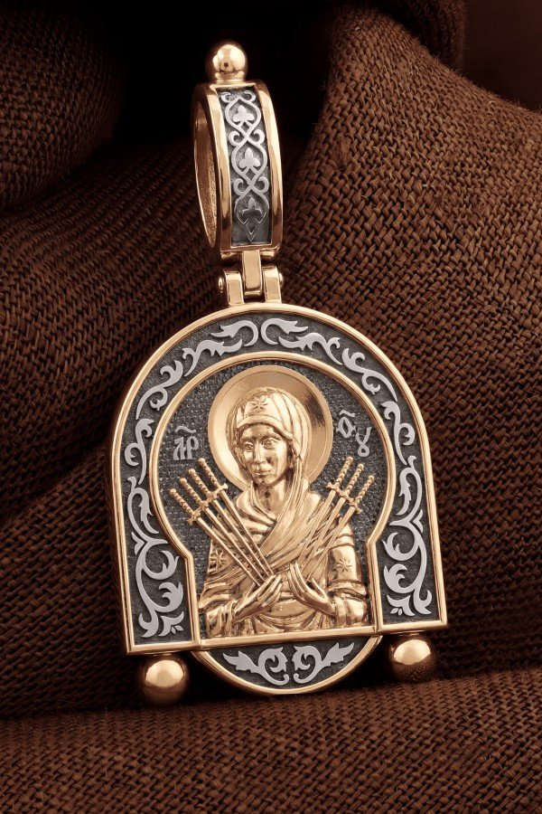 Образок из золота 585 пробы