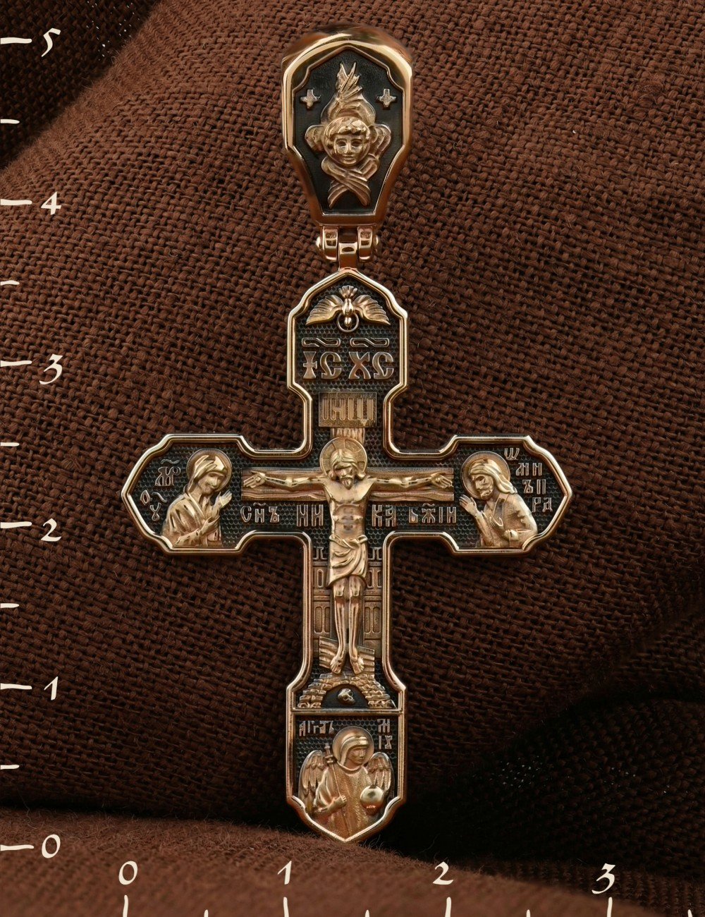 Крест из золота 585 пробы