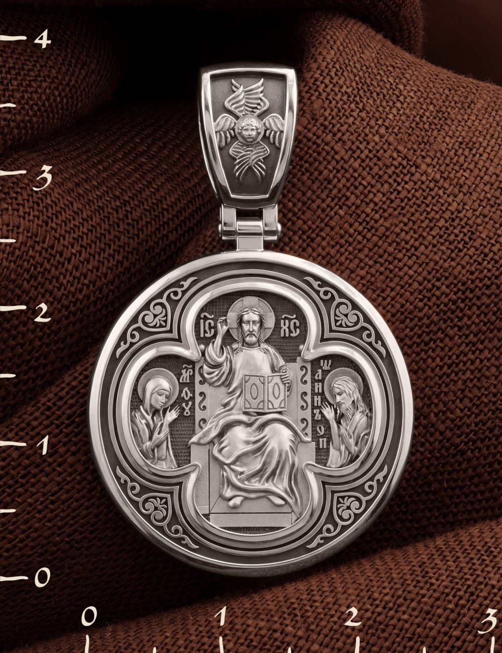 Образок из белого золота