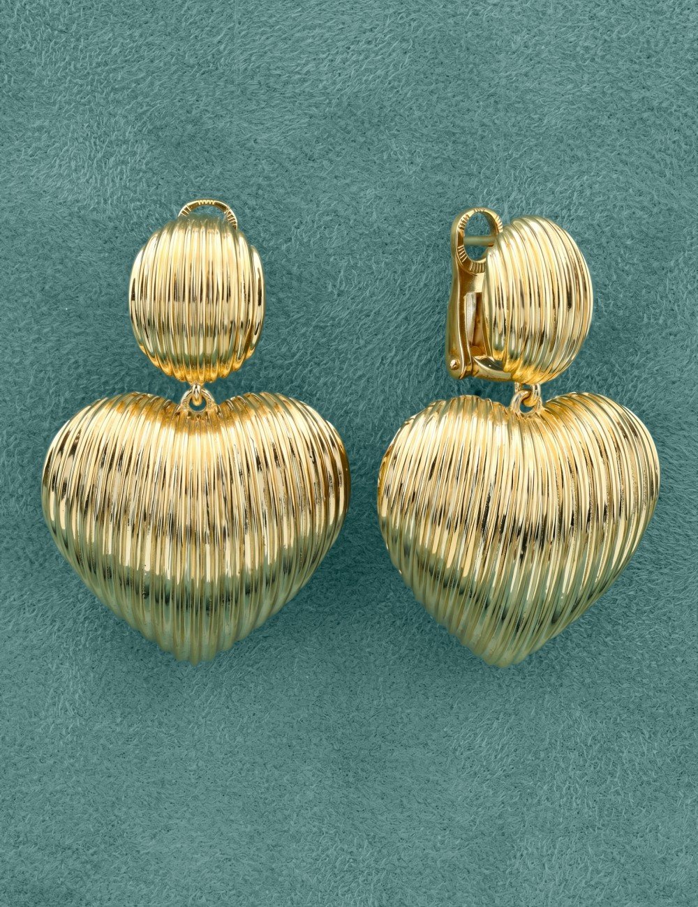 Серьги из лимонного золота