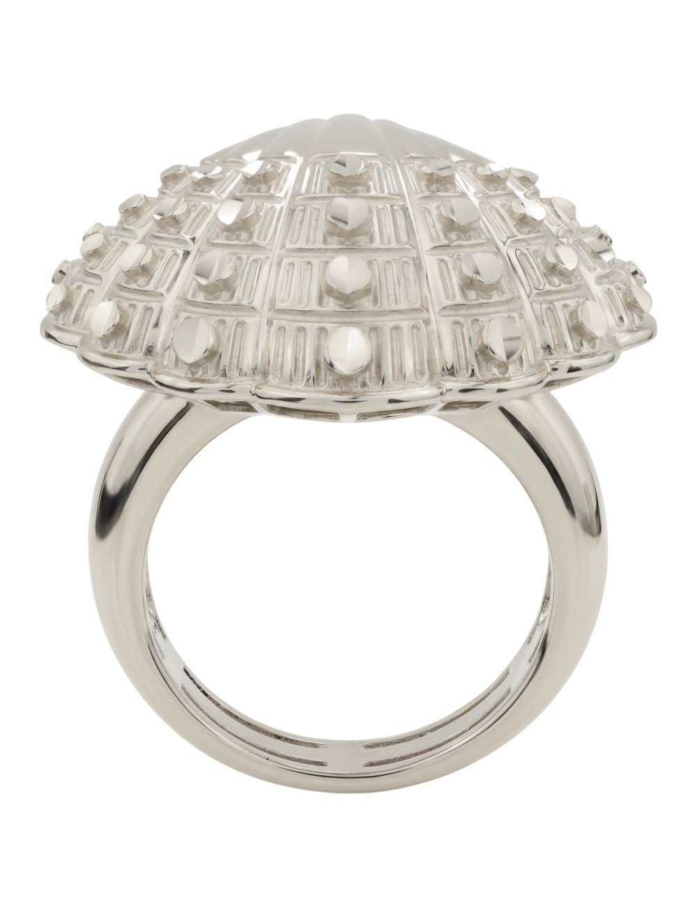 Кольцо из белого золота c рубином