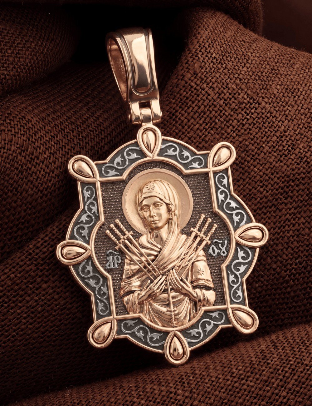 Образок из золота 585 пробы