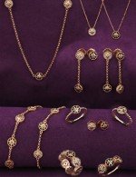 Колье из золота 585 пробы c бриллиантами и перламутром