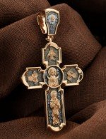 Крест из золота 585 пробы